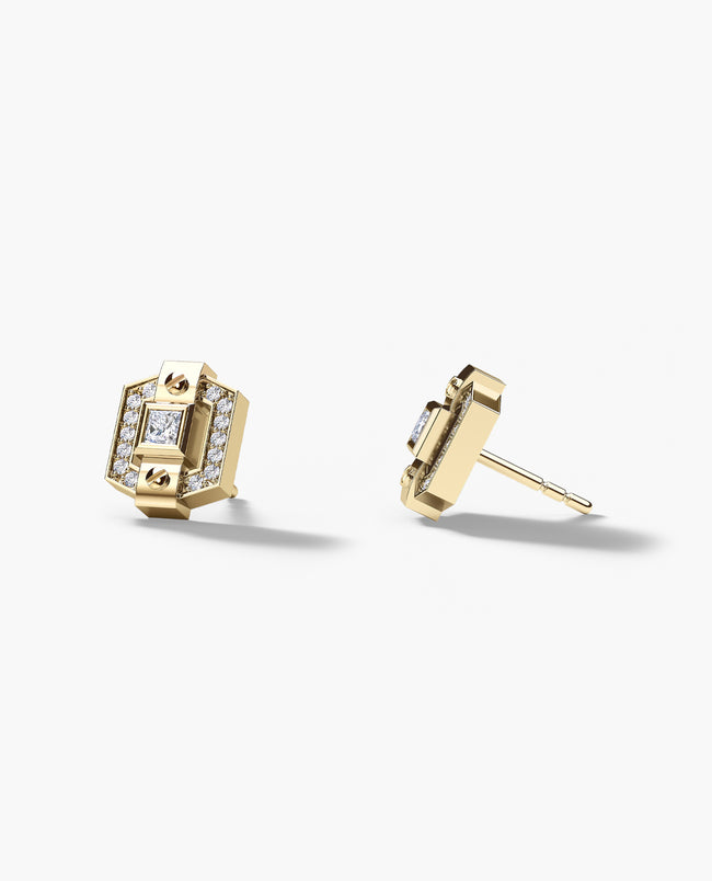 NORTHSTAR Gold Single Stud Earring with 0.19ct Diamonds
